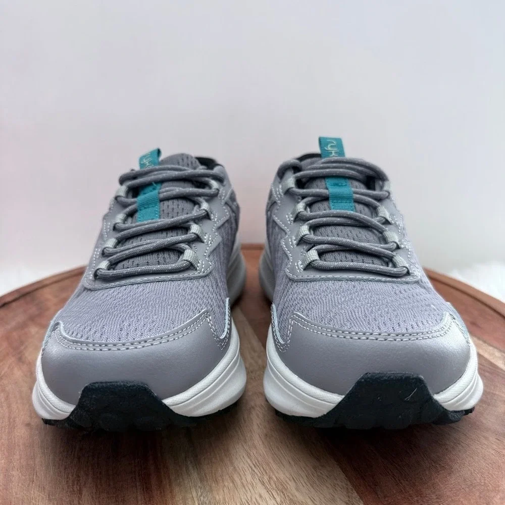 Ryka Treetop‎ Trail Tech Grey Teal Walking Shoes Womens 7.5 M J3125M1020 NEW